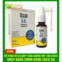 OCEAN D3 K2 BỔ SUNG VITAMIN D3 VÀ VITAMIN K2 XỊT VÀ NHỎ CHO BÉ | NHẬP KHẨU CHÍNH HÃNG THỔ NHĨ KỲ