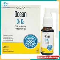 OCEAN D3K2 Vitamin D3 & K2 Dạng Xịt - 20ml