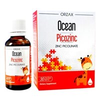 Ocean Picozinc. Giúp bổ sung kẽm, tăng cường sức đề kháng cho bé, tiêu hóa tốt, phòng ngừa tiêu chảy