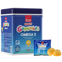 Ocean Smart Gummies Omega 3 Fish Oil And Choline hỗ trợ bổ sung các acid béo Omega 3