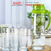 Ocean V20558G - Bình Nước Thủy Tinh Ocean Divano Pitcher 1660ml | Nhập Khẩu Thái Lan