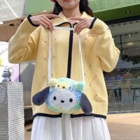 Oceanmap Túi xô sang trọng hoạt hình, Túi xách sang trọng Cinnamoroll Anime Kuromi, Quà tặng sinh nhật Túi đựng mỹ phẩm
