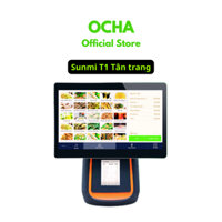 [Ocha - Độc quyền nhận đơn ShopeeFood] Máy bán hàng Ocha Sunmi T1 Tân trang + Tặng 3 tháng phần mềm