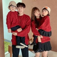[Od20-25d] Áo gia đình, áo len đôi QCCC