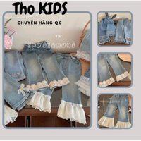[ODER 5-10N] QUẦN JEAN ỐNG LOE CHO BÉ GÁI -QC