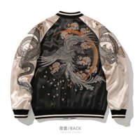 oder- áo khoác bomber sukajan thêu chim ưng