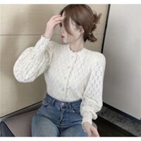 ODER áo phồng ren hoa hoạ tiết