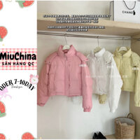 [ODER12N][LÔNG VŨ] ÁO KHOÁC PHAO DÁNG NGẮN FROM RỘNG MŨ THÁO RỜI ĐƯỢC CHUẨN PHAO CC