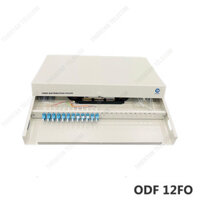 ODF 12FO LC - Hộp phối quang lắp rack chuẩn 19" Full kiện