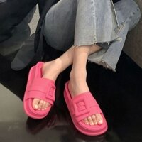 Oeggeo shop bé gái Giày cao nhỏ đế dày dép bánh xốp giày nữ