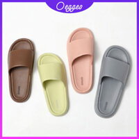 Oeggeo shop Dép đi trong nhà phong cách cặp đôi Dép nam nữ Dép đế mềm dép đế phẳng
