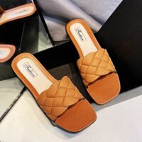 Oeggeo shop Mới Hàn Quốc Thời Trang Giày Nữ Giày Đơn Giản Mùa Hè Đi Biển Sandal Nữ Flat Selipar