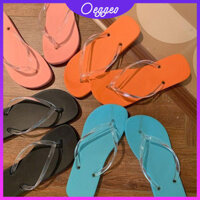 Oeggeo shop Tối giản đế phẳng trong suốt dép xỏ ngón giải trí đi biển Giày nữ
