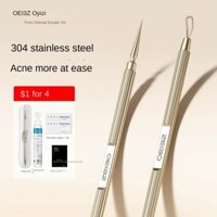 Oeiez OEIEZ Pimple Pin Tẩy Mụn Đầu Đen Nhíp Di Động Phù Hợp Với Cạo Miệng Đóng Nhíp Mụn Chọn Và Bóp