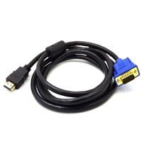 OEM 1.8M 6FT Cáp Chuyển HDMI Sang VGA Đực Âm Thanh Video Cáp Cho HDTV PC Laptop HD DVD TV Người Chơi