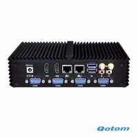 OEM 6 COM Industrial PC Mini PC Qotom-Q330P with Core i3-4005U ( 1.80 GHz, Haswell) ,RS485 VGA Option