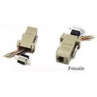 Oem-ah 12526 Jack Chuyển Com 9 CHÂN (DB9) Sang Lan (RJ45)