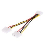 oem-ah 17801 Cáp chia nguồn IDE/Molex 4 PIN 1 ra 2 dài 10cm