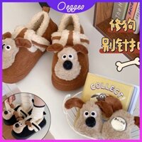 Oeteo Ghim Cài Giày Hình Chú Chó Hoạt Hình Nhồi Bông Dễ Thương