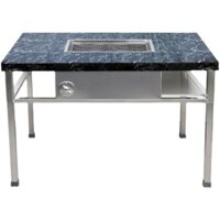 OF9DBàn Nướng Thịt Nướng Không Khói Thương Mại, Lò Nướng Inox, Quầy Hàng Tự Phục Vụ, Sân Ngoài Trời Gia Đình, Than, Nướn