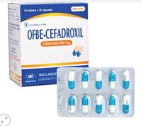 OFBE-CEFADROXIL 500mg (NT)_MEBIPHAR_Ccefadroxil 500mg_Hộp/100V/16_điều trị nhiễm khuẩn thể nhẹ và trung bình do các vi khuẩn nhạy cảm
