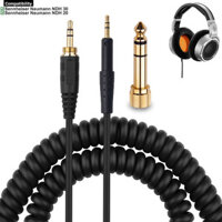 Ofc Lò xo thay thế Dây nối dài cáp Aux 6.35mm cho tai nghe Sennheiser Neumann NDH 20 30