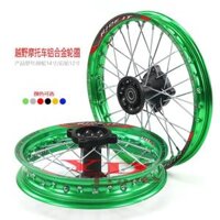 Off-Road Xe Máy Bánh Xe Hợp Kim Nhôm Bánh Xe Lốp 60/100-14 Bánh Xe Nhôm Inch 80/100-12 Lốp Xe Inch