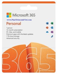 Office 365 Personal 12 Tháng | 1 Người, 5 Thiết Bị, 1TB, QQ2-00983