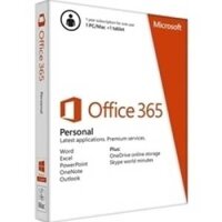 Office 365 Personal 32-bit/x64 English Subscr 1YR APAC EM Medialess