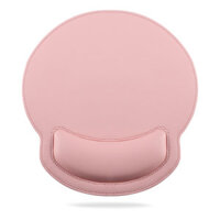 Office PU Leather Wrister Mouse Pad Wrist Rest Support Mat with Anti-Slip Gel