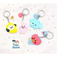 [OFFICIAL LINE FRIENDS] BT21 BABY MÓC KHÓA SILICONE SILICONE KEYRING