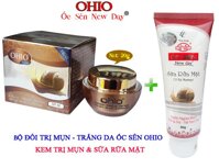 OHIO Ốc Sên New Day - Bộ mỹ phẩm trị Mụn Trắng da Liền Sẹo [bonus]