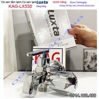 òi sen lạnh gắn tường Luxta KAG-LX530 tay gạt, Củ sen nước mạnh chrome bóng thiết kế đẹp chất lượng siêu bền