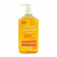 Oil-free Acne Wash neutrogena màu vàng