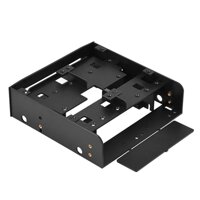 Oimaster 2.5 Inch/3.5 Inch Hdd/Ssd To 5.25 Inch Floppy-Drive Bay Computer Mounting Bracket Adapter