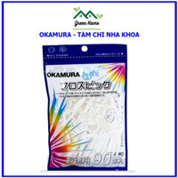OKAMURA - Combo 3 gói tăm chỉ nha khoa xuất Nhật (Gói 90 cây)