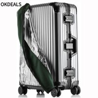 Okdeals Bảo vệ hành lý, Chống thấm nước Không tháo gỡ Vỏ vali cần thiết, Vỏ hành lý bọc du lịch co giãn trong suốt PVC