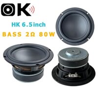OKDIY Loa sub HK 6.5 inch 2ohm 80W siêu trầm từ 165mm Âm Thanh Chuẩn Studio Phù Hợp Karaoke & Giải Trí