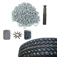 Okee 100 Chiếc 9 Mm 12 Mm Xe SUV ATV Chống Trơn Trượt Vít Đinh Bánh Xe Lốp Tuyết Lốp Gai
