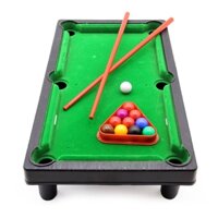 Okee Mini Bi-a Balls Bộ hoàn chỉnh Snooker Bể bơi Nhựa Trò chơi gia đình Đồ chơi trẻ em