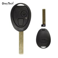 Okeytech 2 Nút Điều Khiển Từ Xa Ô Tô Vỏ Chìa Khóa Cho Mg BMW Mini Cooper R53 R50 S Cho Land Rover 75 Z3 z4 X3 X5 E46 E39 E36 E34 Trống Chìa Khóa