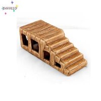 Okhallo Turtle Basking Platform, với Hide Cave Ceramic Reptile Restile Terrace, Phụ kiện môi trường sống bò sát Cảnh quan bể cá