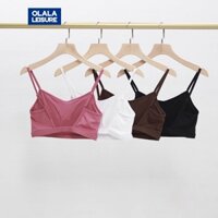 OLALA LEISURE Áo Ngực Thể Thao yoga Dây Đeo Vai Điều Chỉnh Được Hình Giọt Nước Đẹp Mắt