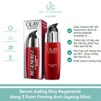 OLAY UK - Anh Quốc phân phối Serum dưỡng 0Iay Regenerist Firming Anti-Ageing 50mL