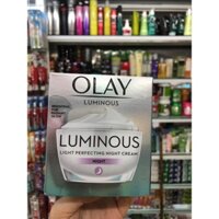 Olay White Radiance Light Perfecting Night Cream, kem dưỡng trắng da ban đêm 50g