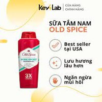 Old Spice Pure Sport 3X Top 10 Sữa Tắm Nam Giới Hương Thơm Nam Tính, Mạnh Mẽ 532ml Key
