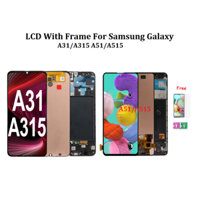 Oled có khung cho Samsung Galaxy A31 A315 A51 A515 Màn hình LCD có màn hình cảm ứng