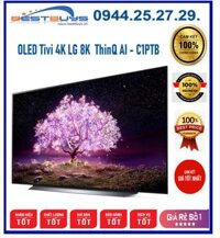 OLED Tivi 4K LG 77 inch 77C1PTB ThinQ AI Mới 2021