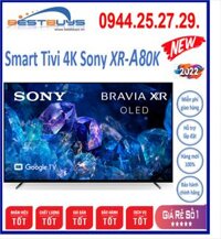 OLED Tivi 4K Sony 55 inch XR-55A80K  Android TV Mới 2022