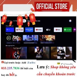 Google tivi OLED Sony 4K 55 inch XR-55A80L